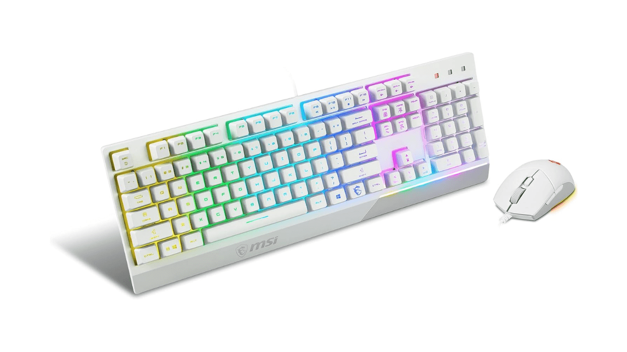 MSI Vigor GK30 Combo RGB Kablolu Klavye Mouse Seti