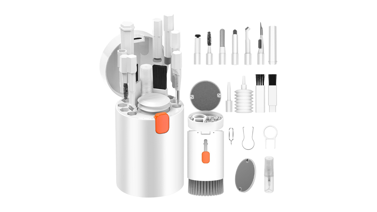 VICHYIE 20'si 1 Arada Klavye ve Kulaklık Temizleme Seti