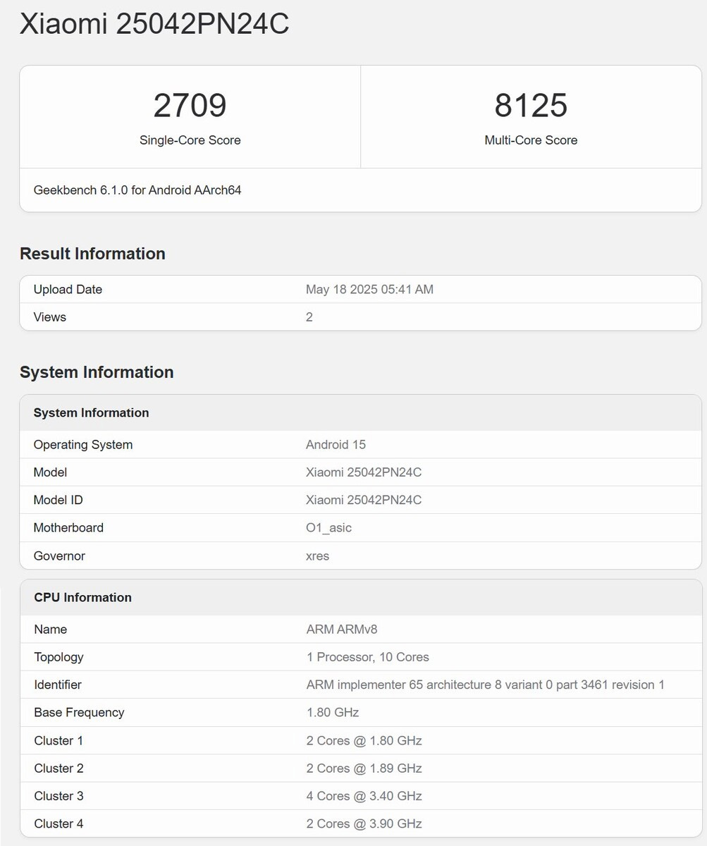xiaomi mobil işlemci performans testi