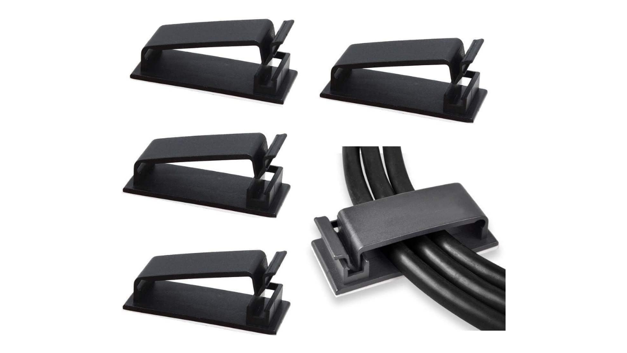 Orret Home 4 Adet Kendinden Yapışkanlı Kablo Yönetim Klipsi