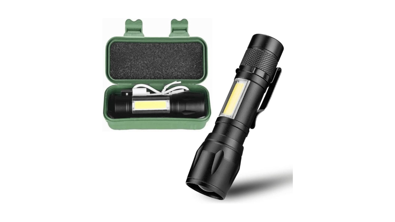 Orret Home LED USB Şarjlı Ultra Güçlü Mini Boy El Feneri