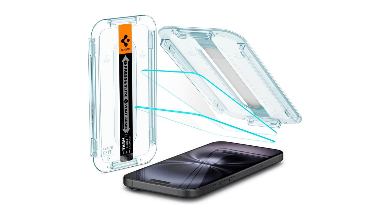 Spigen iPhone 16/15 Cam Ekran Koruyucu 