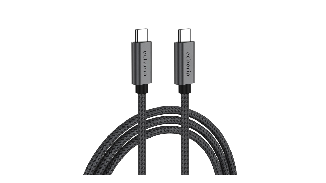 Echorin Usb-C 240W Örgülü Hızlı Şarj, Görüntü ve Veri Aktarım Kablosu