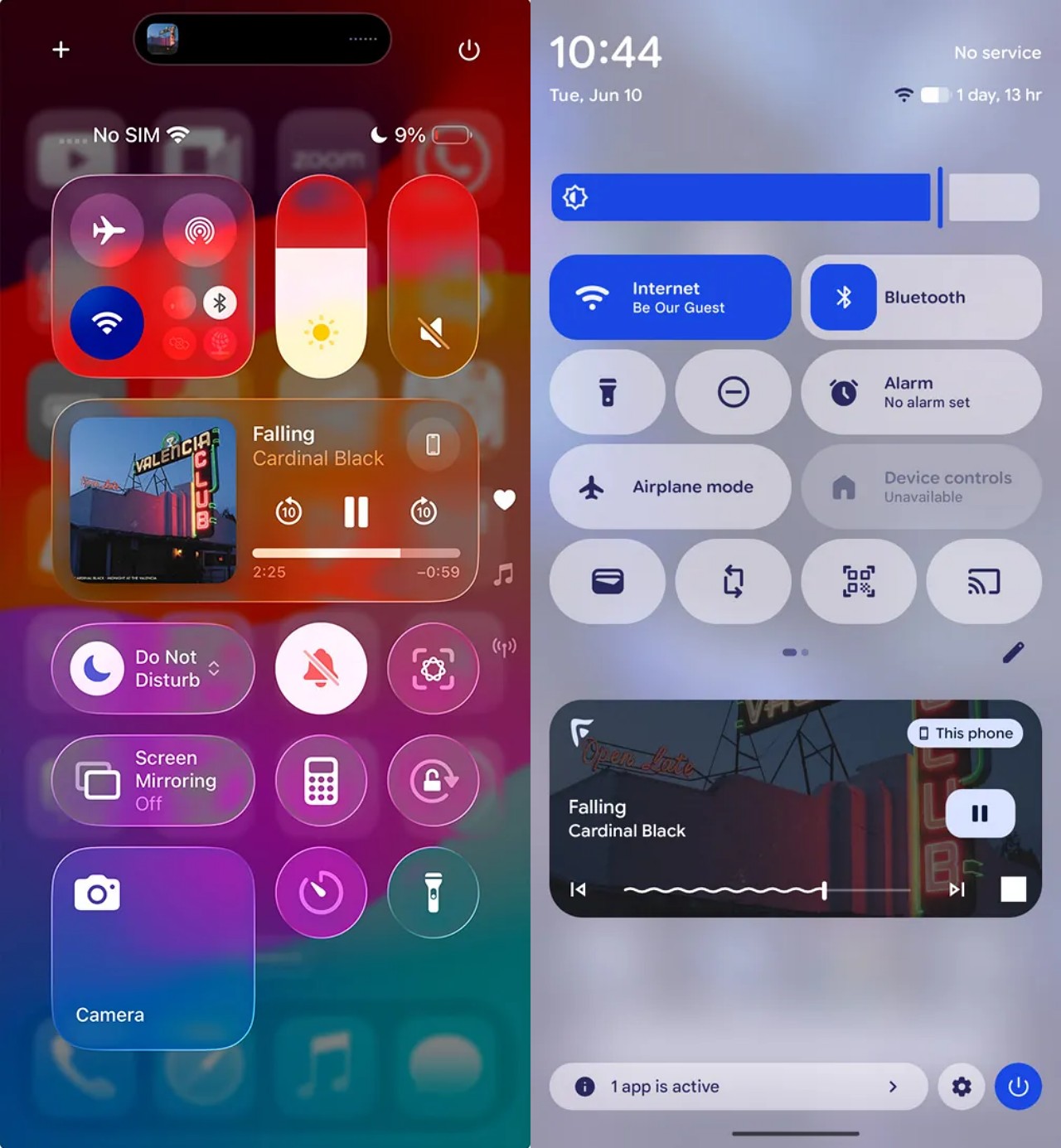 iOS 26 Android 16 karşılaştırma