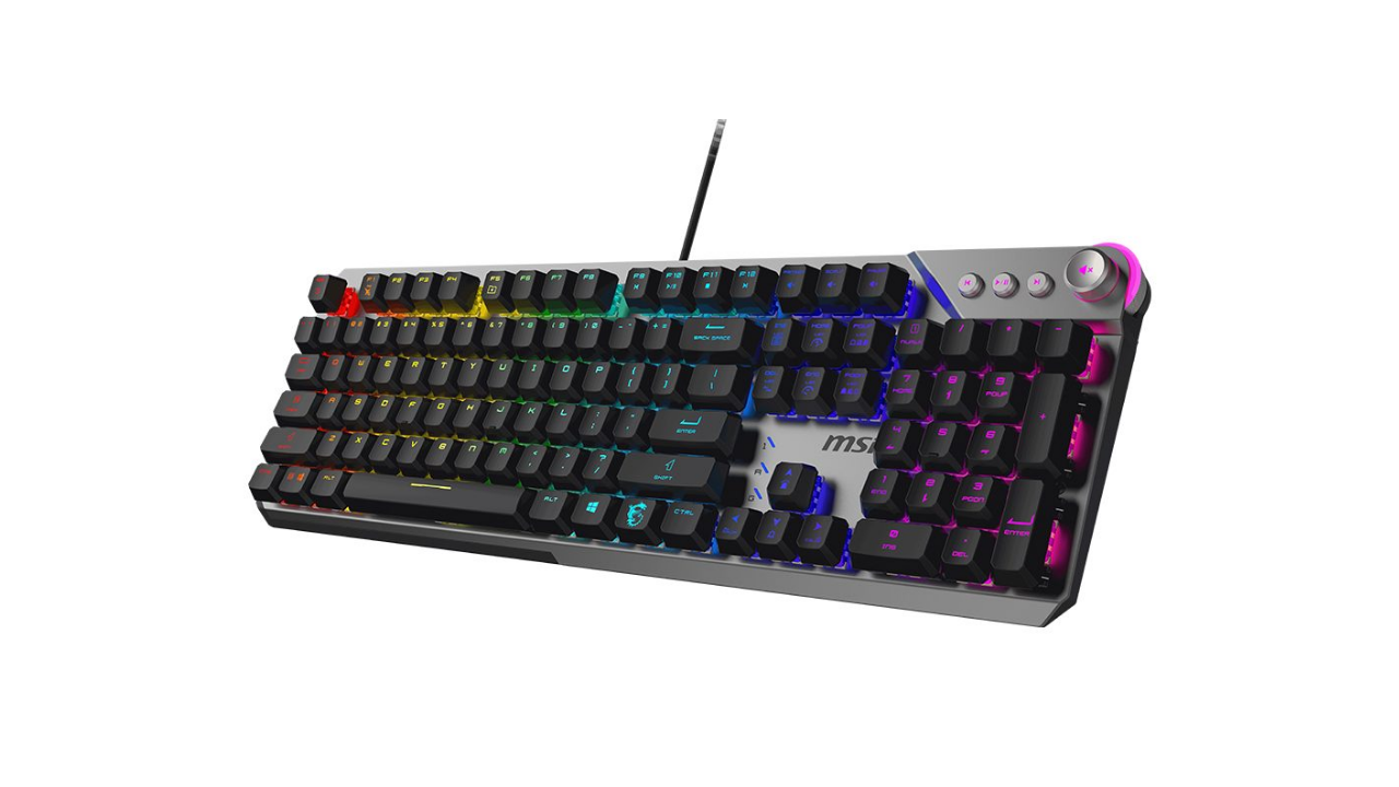 MSI Strike 600 RGB Kablolu Mekanik Oyuncu Klavyesi