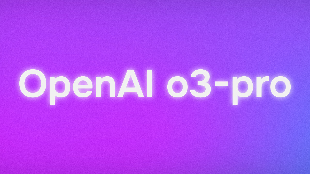 OpenAI, o3-pro'yu duyurdu