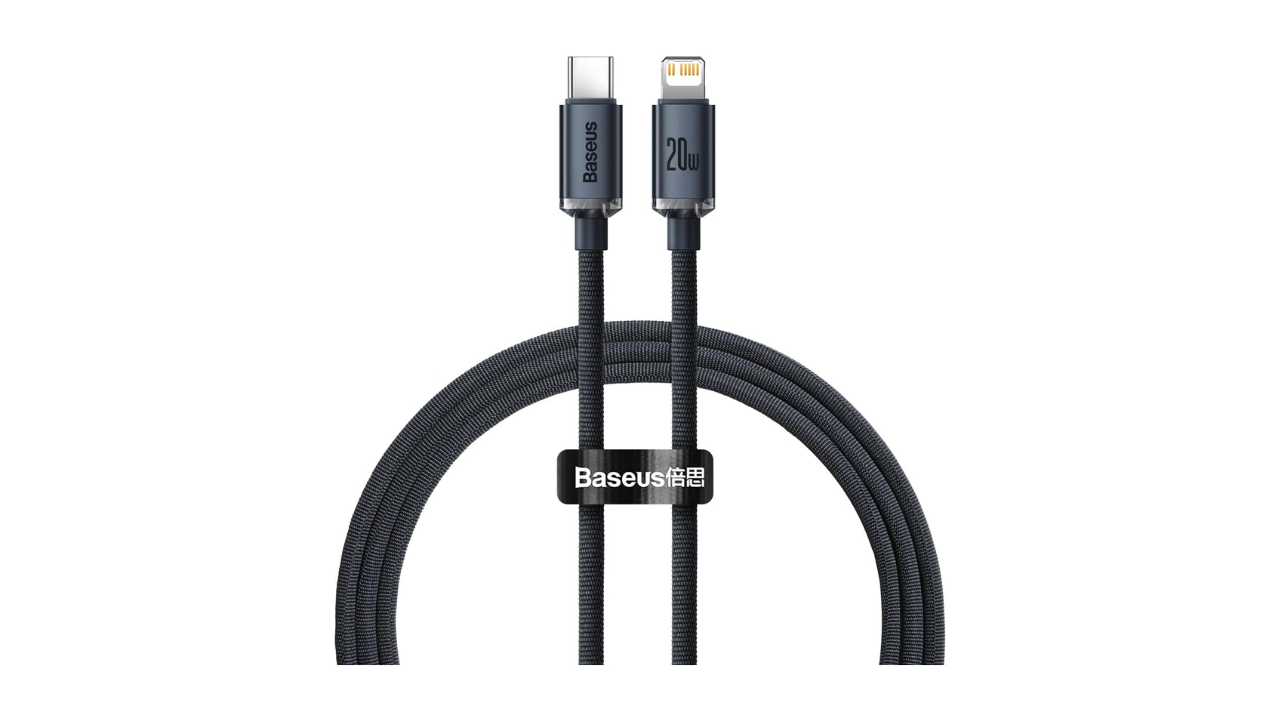 Baseus Crystal Shine 20W 120 cm Type-C to Lightning Şarj Kablosu