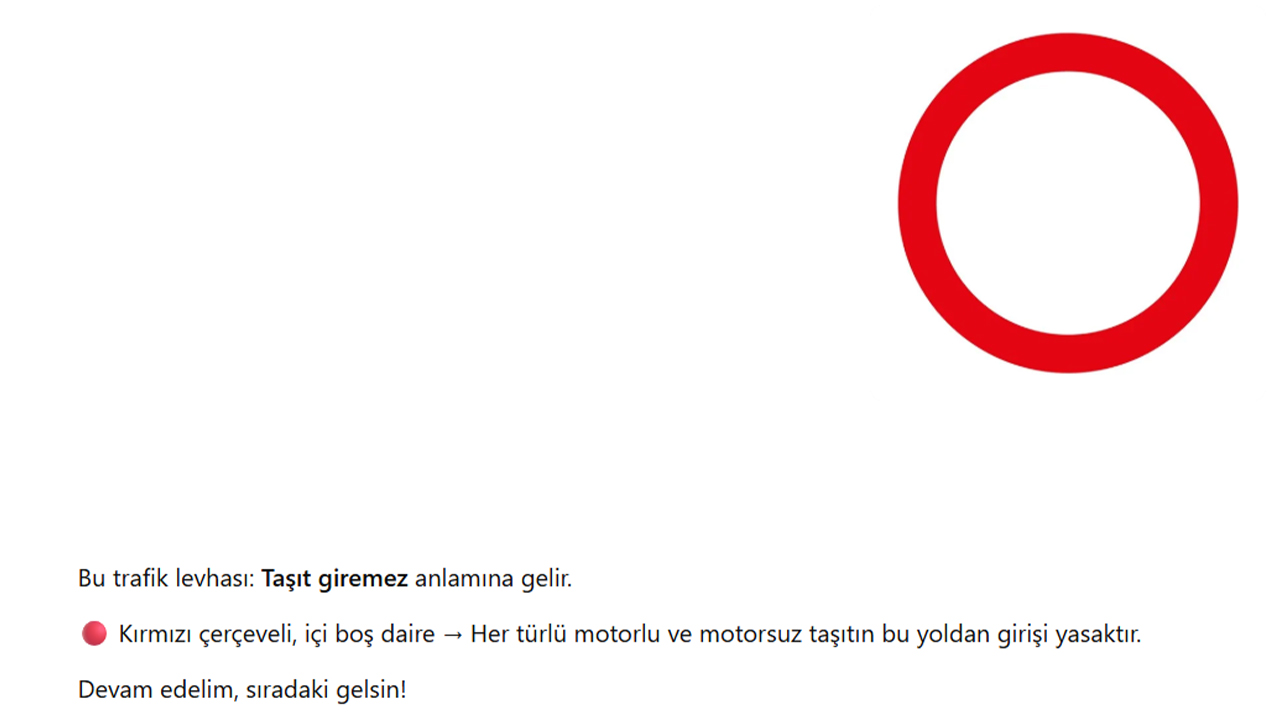 Taşıt Trafiğine Kapalı Yol