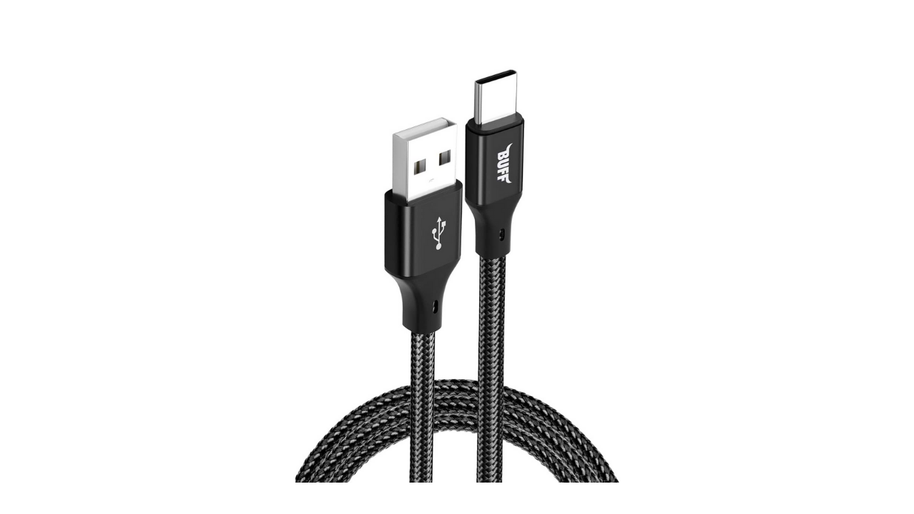 BUFF BL71 USB to Type-C 2.4A 1.2M Örgülü Data ve Şarj Kablosu