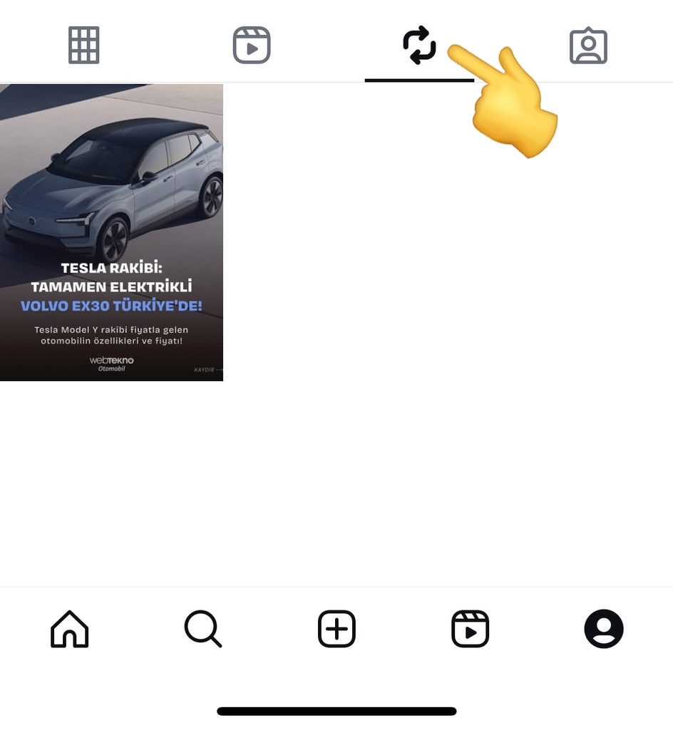 Instagram yeniden paylaşma nasıl yapılır?