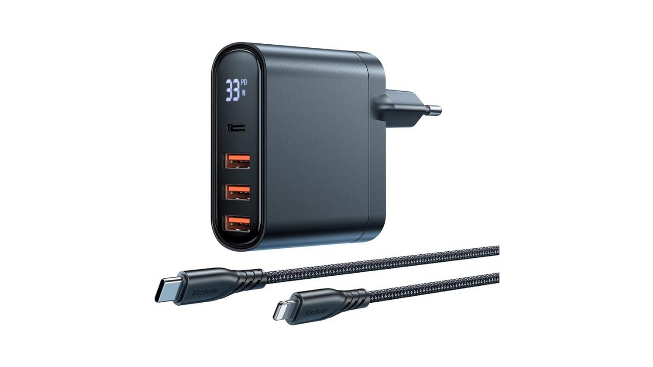 Mcdodo CH-2251 33 W Lightning Kablolu Hızlı Şarj Aleti