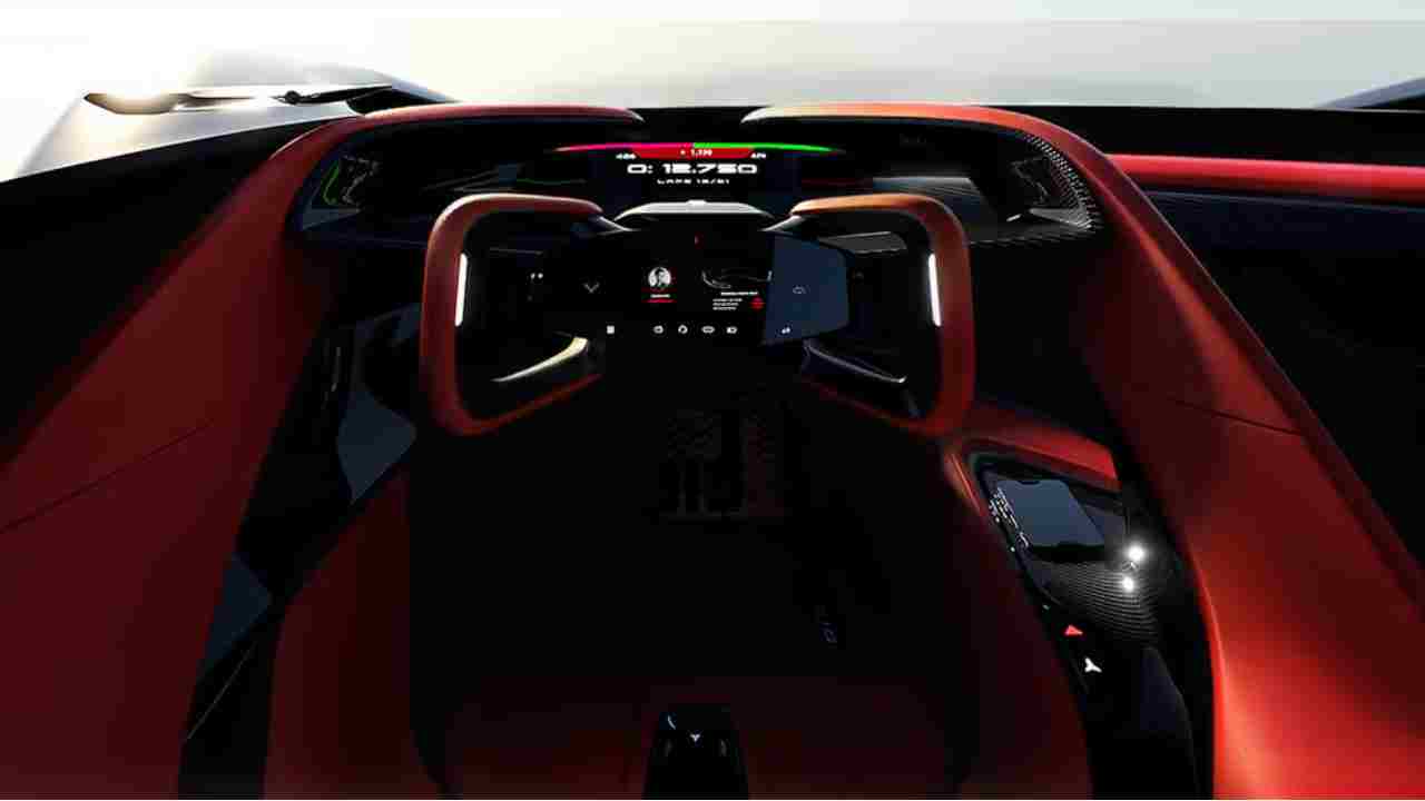 chevrolet california corvette konsept iç mekanı
