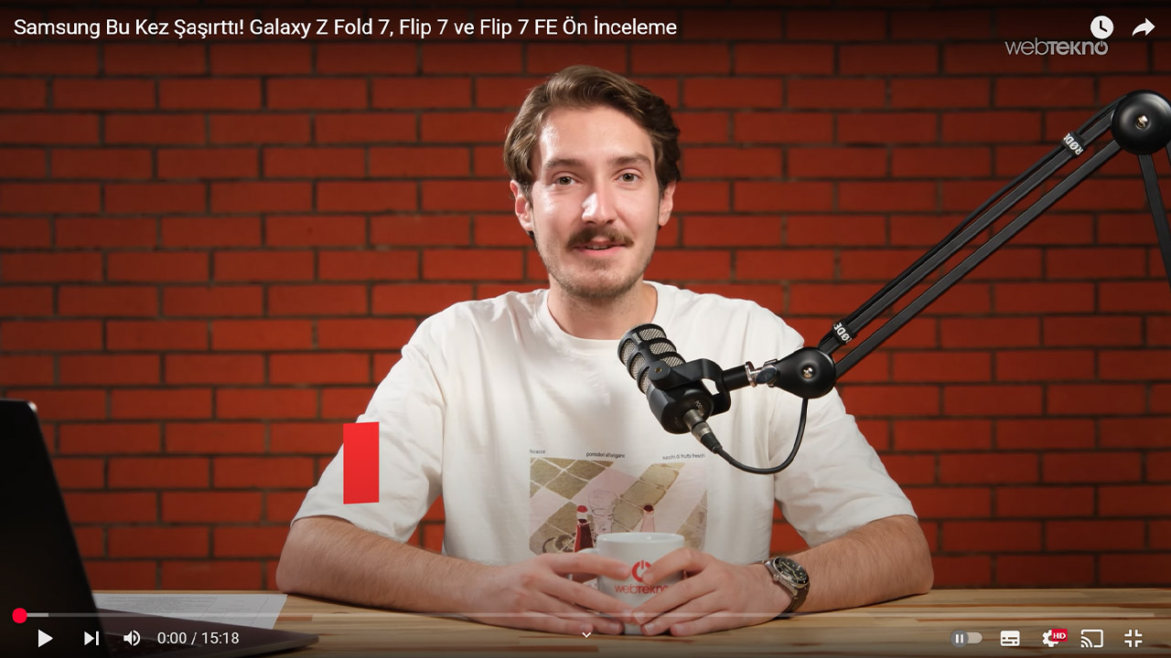 YouTube video oynatma arayüzü