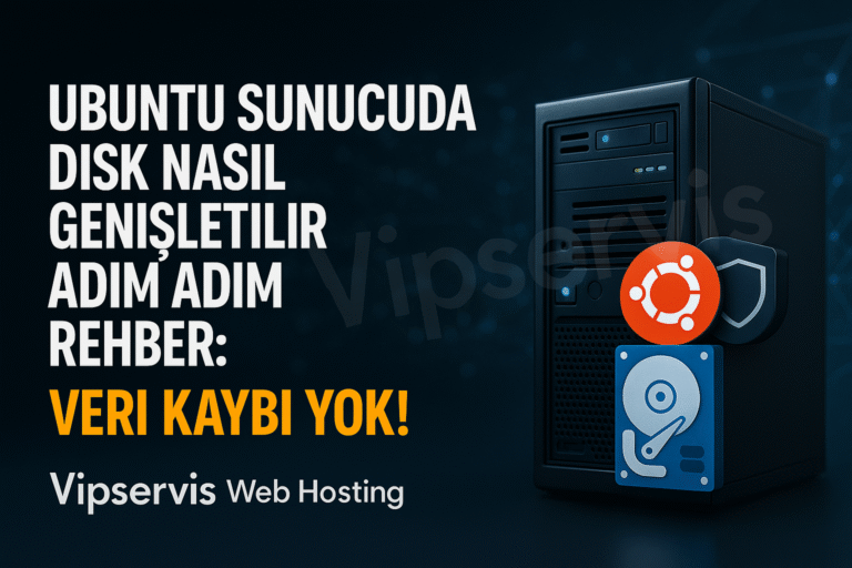 Ubuntu Sunucuda Disk Nasıl Genişletilir Adım Adım Rehber: Veri Kaybı Yok!