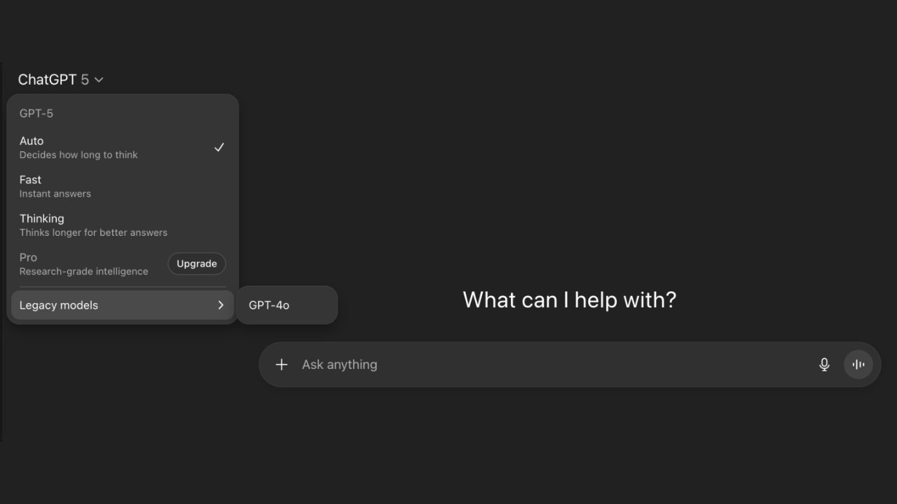 openai chatgpt model seçme
