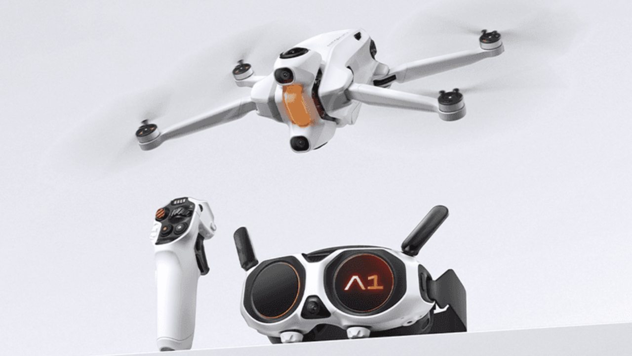 insta360 360 derece çekim yapan drone