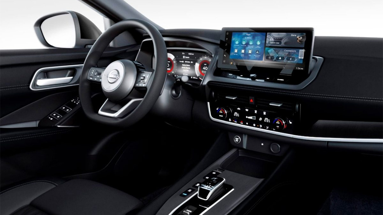 nissan qashqai iç tasarımı