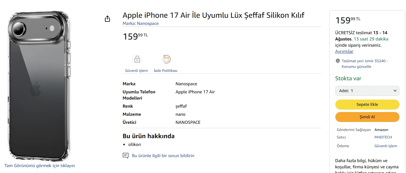 iPhone 17 kılıf