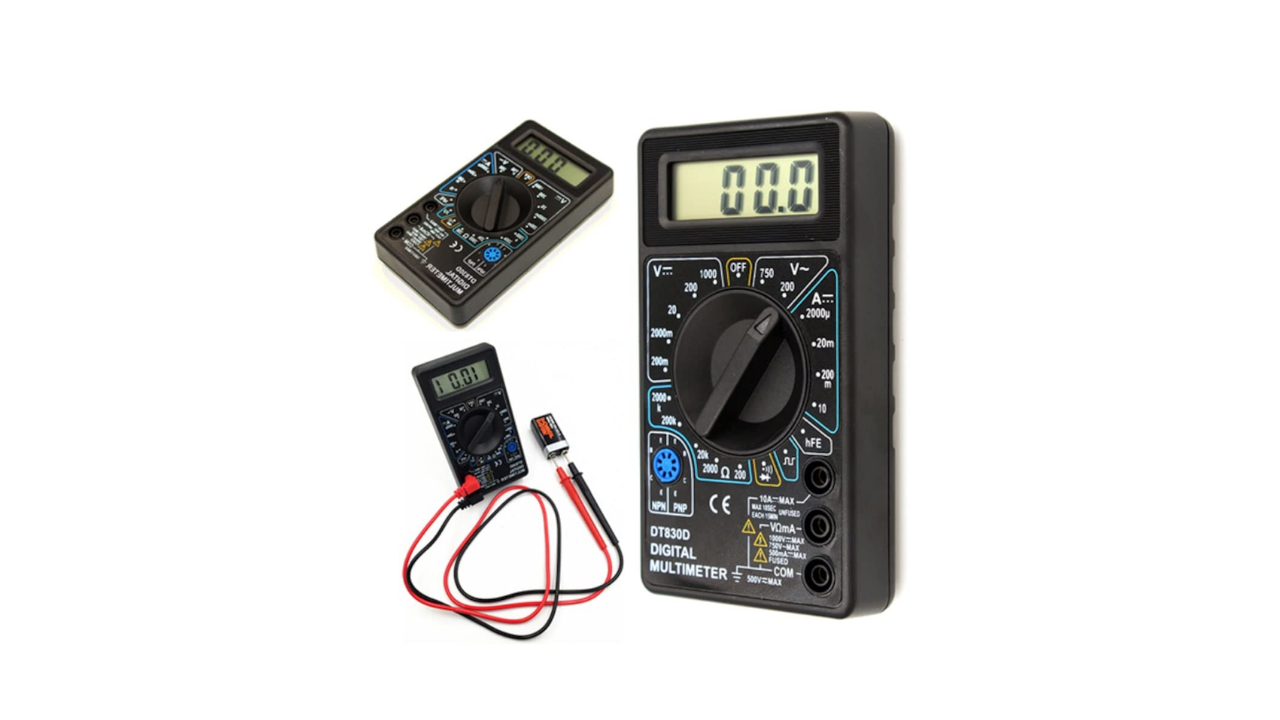 WellHise DT-830D Multimetre Dijital Ölçü Aleti Avometre