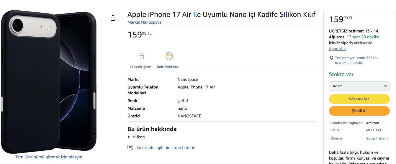 iPhone 17 kılıf
