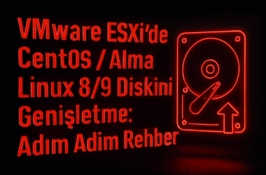 VMware ESXide CentOS AlmaLinux Disk Genişletme: Hatasız Kılavuz
