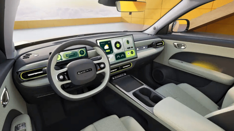 Chery QQ3 iç tasarımı