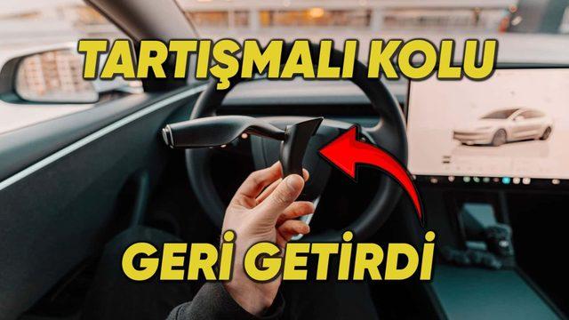 Tesla, Model 3’ten Çıkardığı Tartışmalı Sinyal Kolunu Ayrı Parça Olarak Yeniden Satmaya Başladı