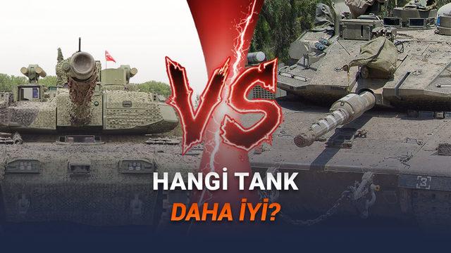 Türkiye'nin Gururu Altay Tankı ile İsrail'in Merkava V Tankı Karşılaştırma