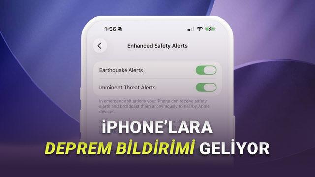 Nihayet Geliyor: Artık iPhone'larda da Android Benzeri Deprem Bildirimleri Bulunacak