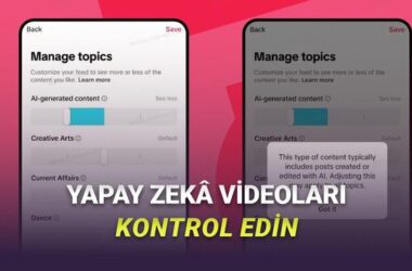 TikTok’ta Yapay Zekâ Videolarının Görünürlüğü Artık Tamamen Sizin Kontrolünüzde!