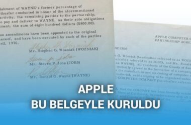 Apple’ın Kuruluş Belgeleri Tarihi Müzayede ile Satışa Çıkıyor: Steve Jobs ve Steve Wozniak’ın İmzaları