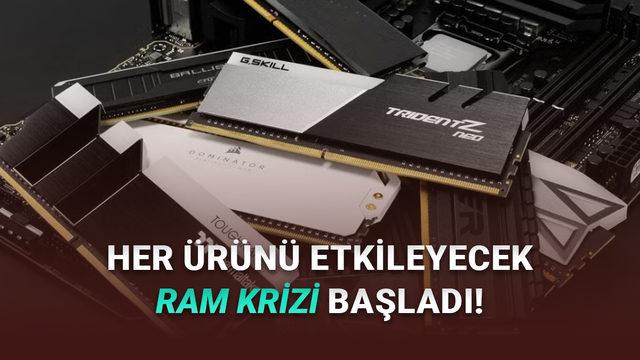 RAM Fiyatları Katlanarak Artmaya Başladı: Ekran Kartları Ucuzlarken Neden RAM Fiyatları Artıyor?