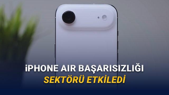 iPhone Air'ın Başarısızlığı T&uuml;m Sekt&ouml;r&uuml; Etkiledi: Diğer Markalar İnce Telefonlarını İptal Ediyor!
