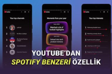 YouTube, 2025 İçin Yeni Yıllık Özet Özelliğini Kullanıma Sundu! En Çok İzlediğiniz Videoları, Kanalları ve Kişisel Analizleri Keşfedin