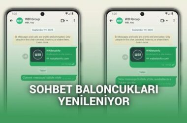 WhatsApp Android Sürümünde Mesaj Baloncukları Tasarımında Yenilik: Modern ve Kullanıcı Dostu Değişiklikler