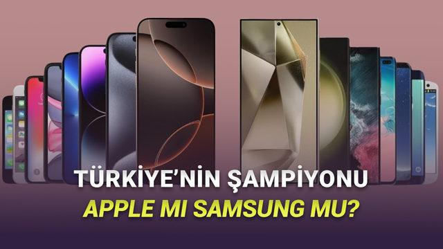 2025'te T&uuml;rkiye'de En &Ccedil;ok Kullanılan Akıllı Telefon Markaları Belli Oldu!
