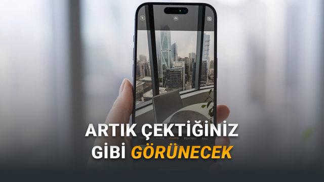 &Ccedil;ektiğiniz Fotoğrafların &Ouml;nizlemede G&ouml;rd&uuml;ğ&uuml;n&uuml;z Gibi Kalmasını Sağlayan iPhone Kamera Ayarları