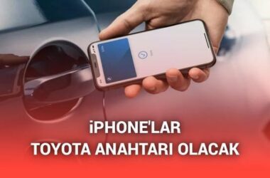 Toyota Araçlarda Apple Car Key Özelliği: iPhone ile Anahtarsız Yenilik