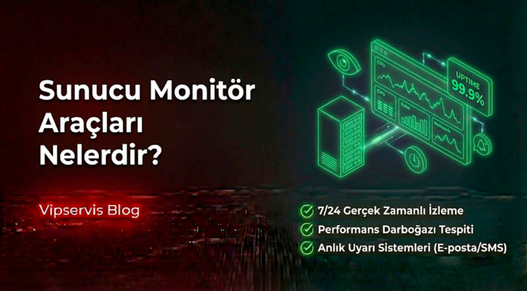 Sunucu Monitör Araçları Nelerdir? Ücretsiz ve Ücretli Alternatiflerin Karşılaştırması