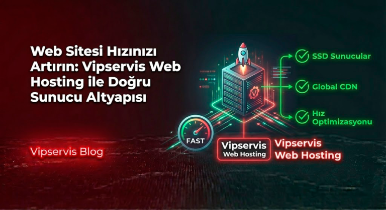 Web Sitesi Hızınızı Artırın: Vipservis Web Hosting ile Doğru Sunucu Altyapısı