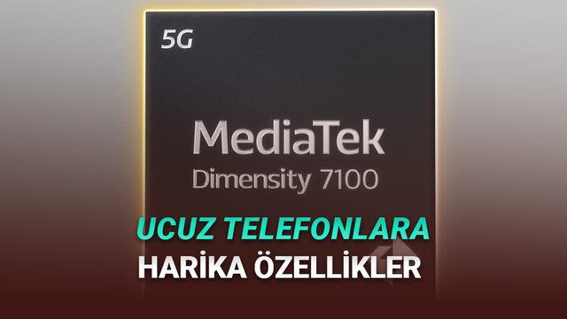 2026'da &Ccedil;ıkacak Orta Segment Telefonlarda Kullanılacak MediaTek 7100 İşlemci Tanıtıldı