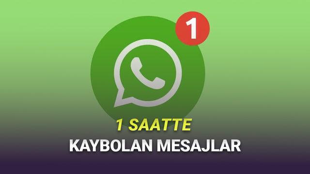WhatsApp'a 1 Saatte Kaybolan Mesajlar Geliyor