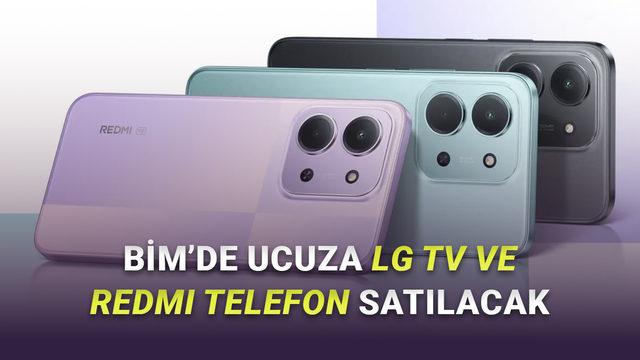 BİM’de Uygun Fiyatlı LG NanoCell TV ve Xiaomi Redmi 15C 5G Telefon Fırsatı!