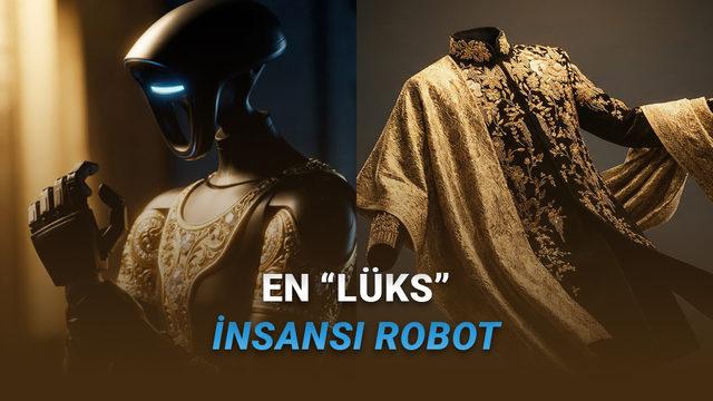 D&uuml;nyanın İlk L&uuml;ks İnsansı Robotu Tanıtıldı (Yetenekleri Değil Tasarımı L&uuml;ks)