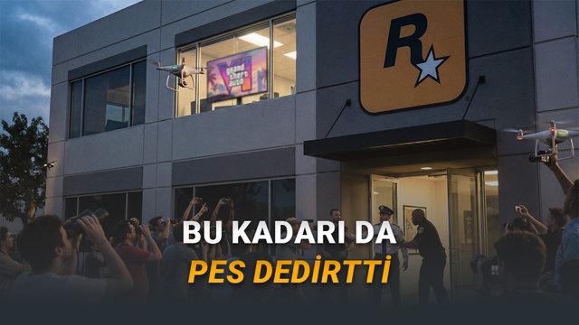 GTA 6'yı Bekleyen Oyuncular, Oyunu "G&ouml;r&uuml;nt&uuml;leyebilmek" İ&ccedil;in Rockstar Ofisini G&ouml;zetlemeye Kalktı (G&uuml;n Ge&ccedil;miyor ki Yeni Gariplik Yaşanmasın)