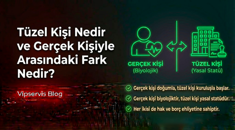 Tüzel Kişi Nedir ve Gerçek Kişiyle Arasındaki Fark Nedir?