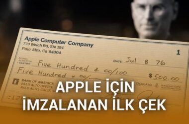 Steve Jobs’ın Apple’ı kurarken yazdığı ilk çek tarihi bir fiyata satıldı
