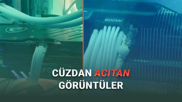En G&uuml;&ccedil;l&uuml; Ekran Kartlarından RTX 4090, Oyun Esnasında Aşırı Isınmadan Eridi [Video]