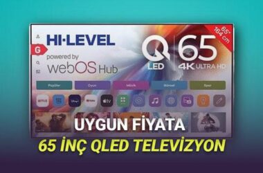 A101’de Bu Hafta 65 İnç QLED Televizyon Fırsatı: Özellikler, Fiyat ve Tüm Detaylar