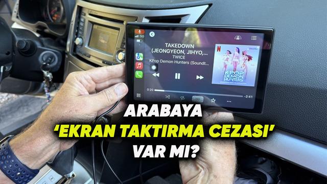 Arabada Sonradan Takılan Multimedya Ekranlar 2026’da Yasak mı? Cezalar ve Yasal Durum